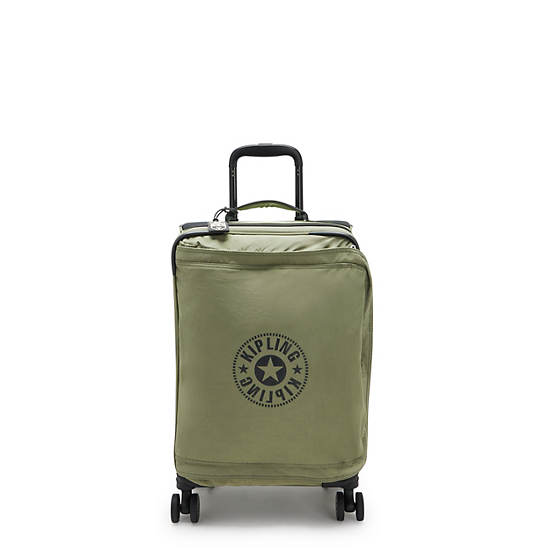 Kipling Spontaneous Small Rolling Kufferter Olivengrøn | DK 1751GS